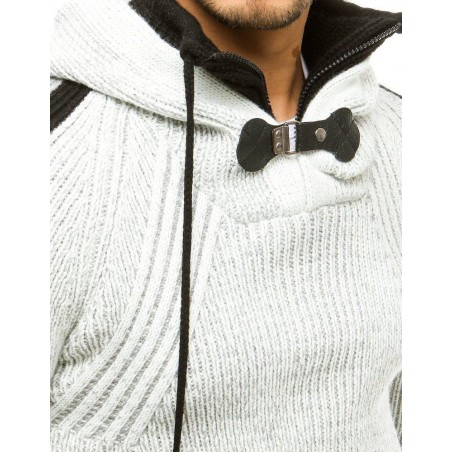 Pánsky pletený sveter WX1561 - ecru