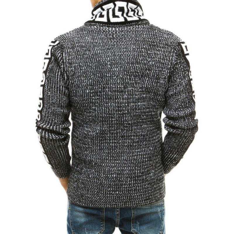 Pánsky sveter  WX1562 - čierny