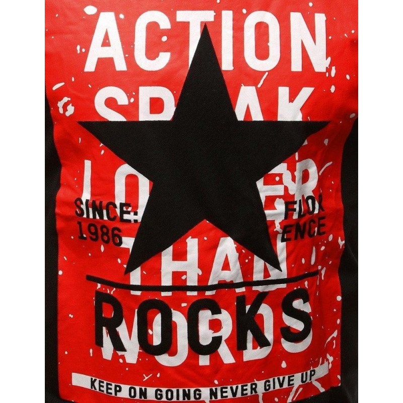 Čierne tričko v zaujímavom prevedení (rx3125)