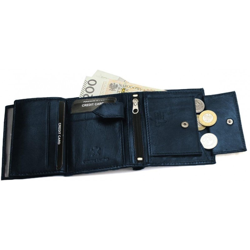 Čierna pánska peňaženka RFID AM-102R-037
