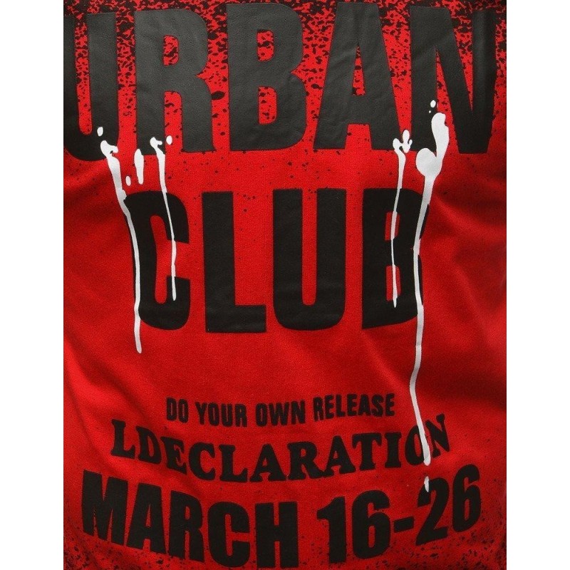 Červené tričko s potlačou (rx3144)