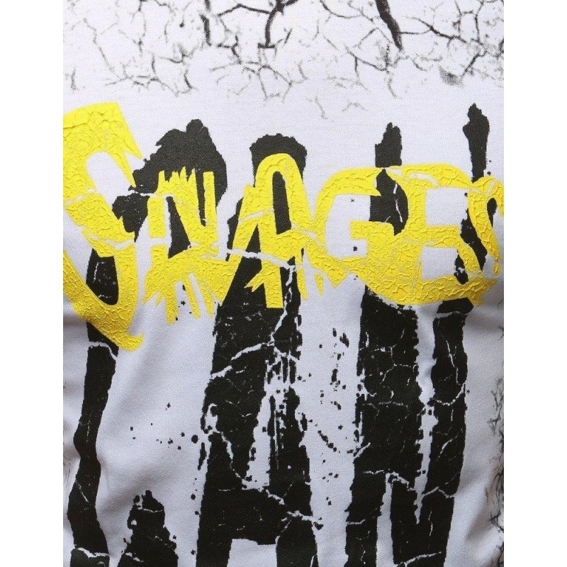 Štýlové tričko pre mužov (rx3158) - biele