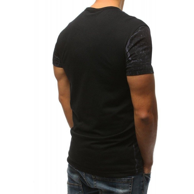 Štýlové tričko pre mužov (rx3160) - čierne