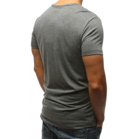 Nadčasové tričko s potlačou (rx3165) - antracitové