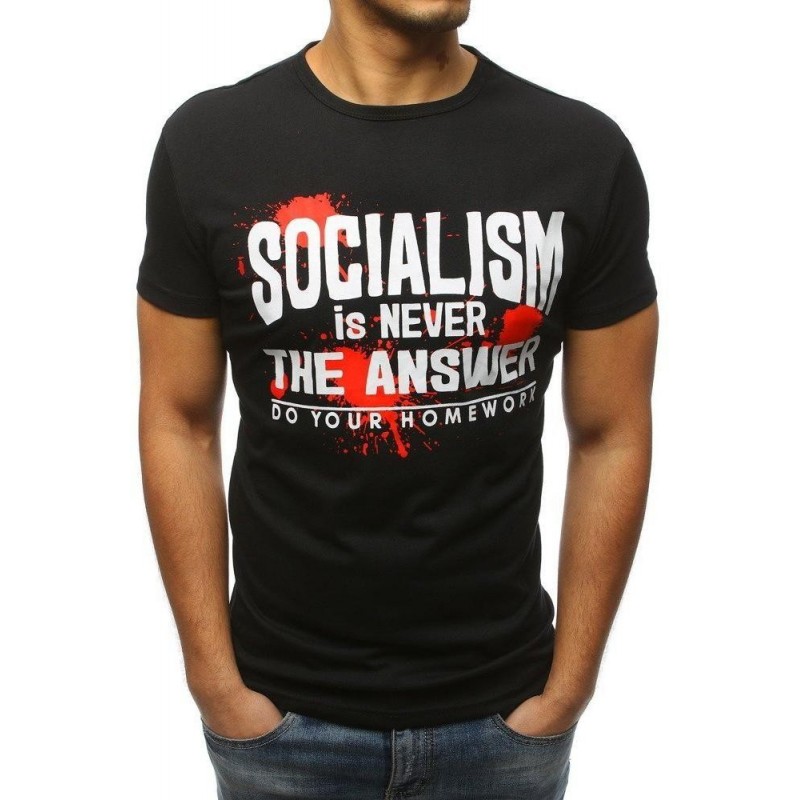 Perfektné pánske tričko (rx3172) - čierne