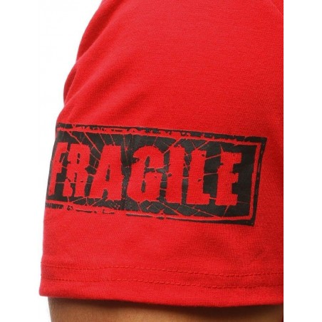 Fantastické tričko pre mužov s potlačou (rx3177) - červené