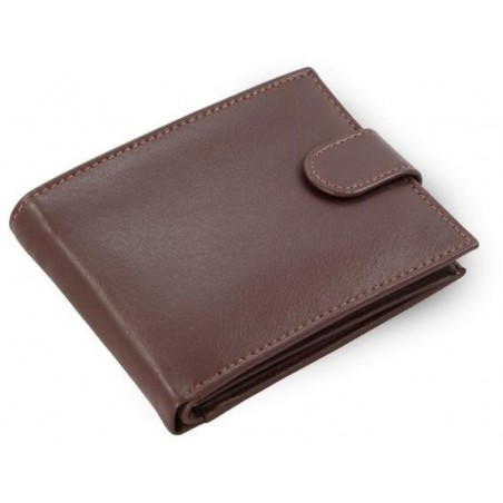 Hnedá kožená peňaženka