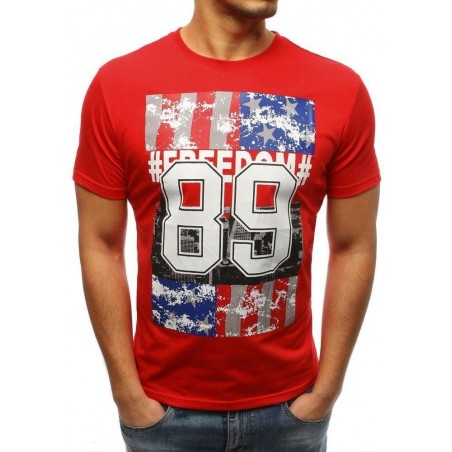 Originálne pánske tričko (rx3262) - červené