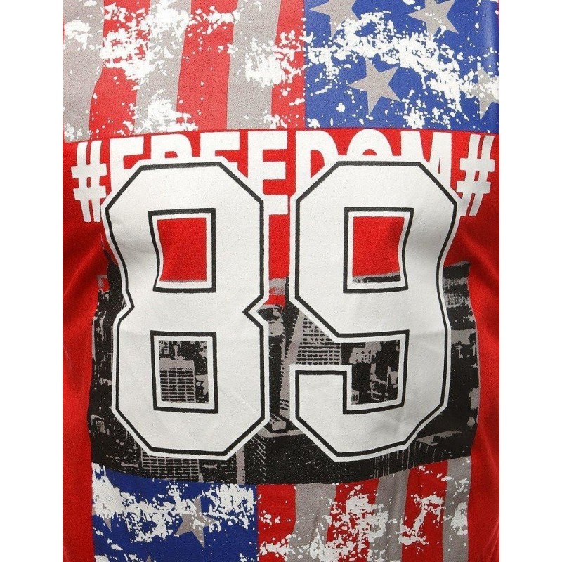 Originálne pánske tričko (rx3262) - červené