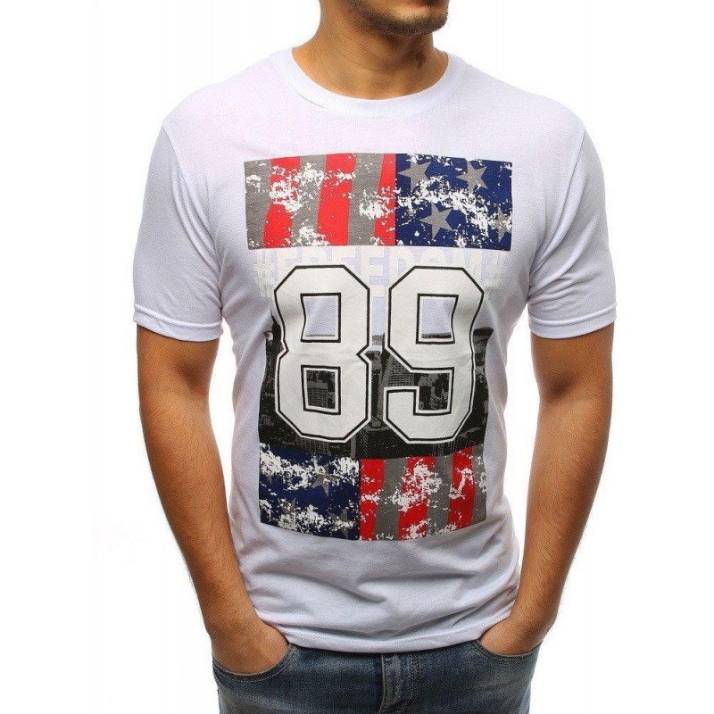 Originálne pánske tričko (rx3264) - biele