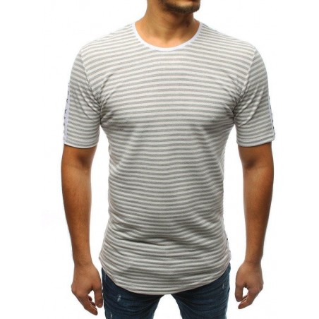 Pruhované tričko (rx3192) - sivé