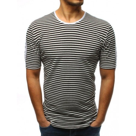 Pruhované tričko (rx3193) - čierne