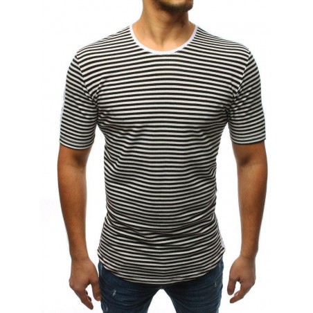 Pruhované tričko (rx3193) - čierne