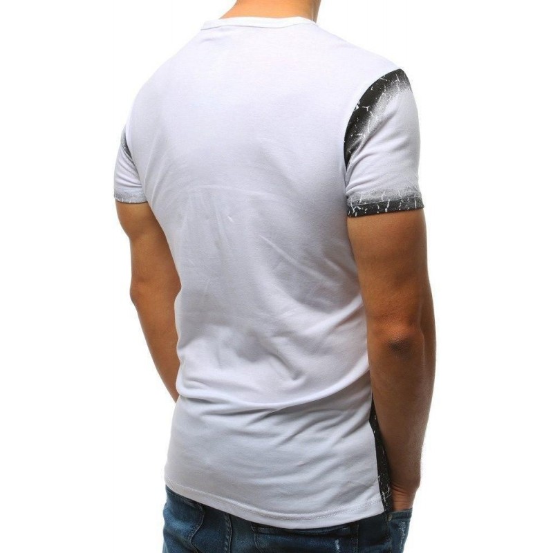 Pánske tričko s potlačou (rx3243) - biele