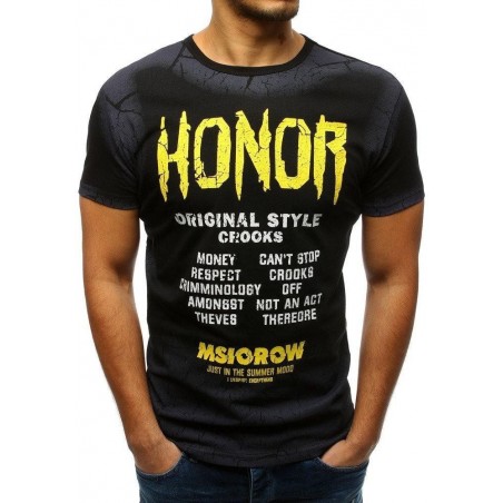 Pánske tričko s potlačou (rx3244) - čierne