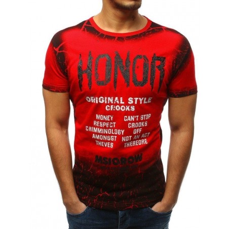 Pánske tričko s potlačou (rx3245) - červené