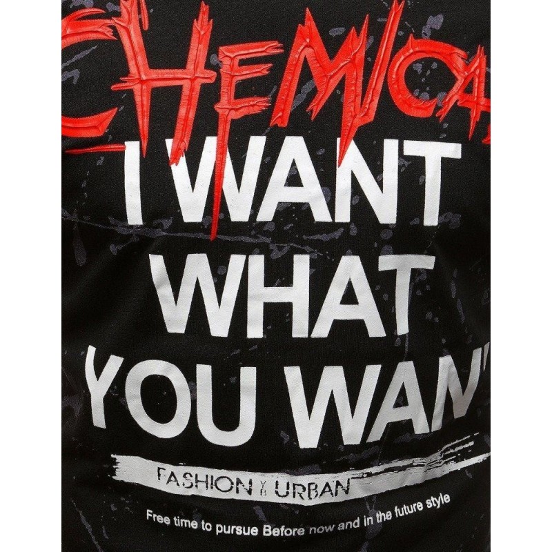 Štýlové pánske tričko (rx3248) - čierne