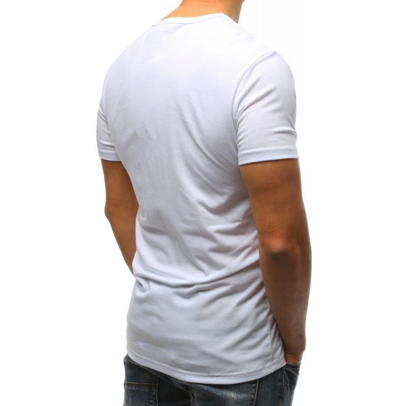 Pánske tričko s potlačou (rx3255) - biele