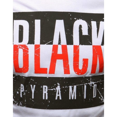 Tričko s potlačou pre pánov (rx3258) - biele