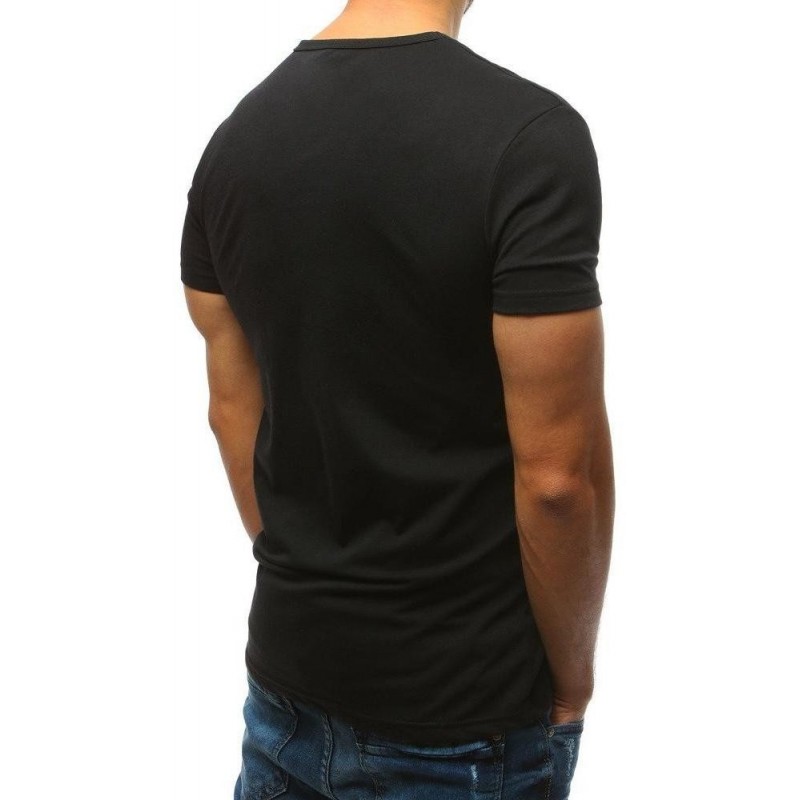 Moderné tričko s potlačou (rx3212) - čierne