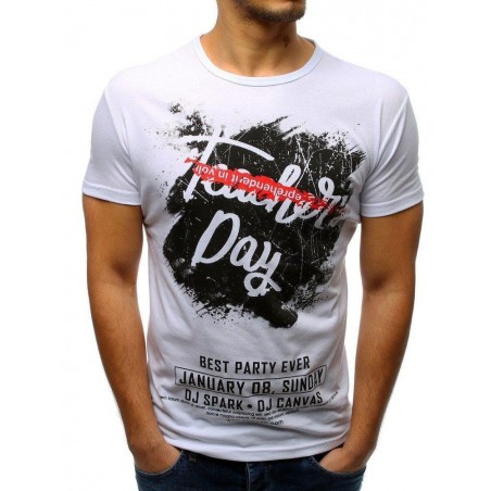 Unikátne pánske tričko (rx3213) - biele