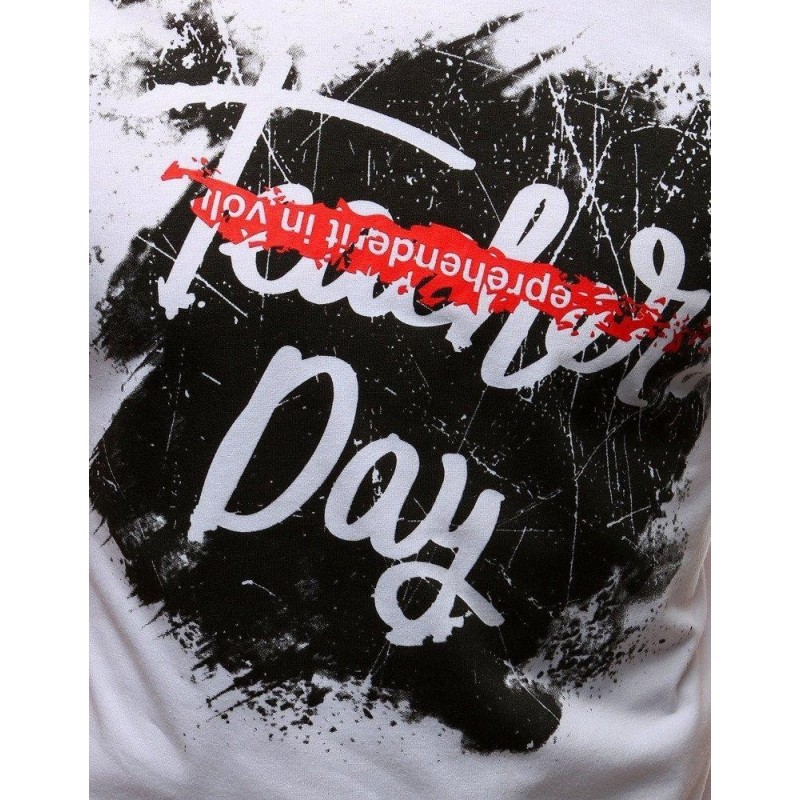 Unikátne pánske tričko (rx3213) - biele