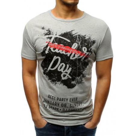 Unikátne pánske tričko (rx3214) - sivé