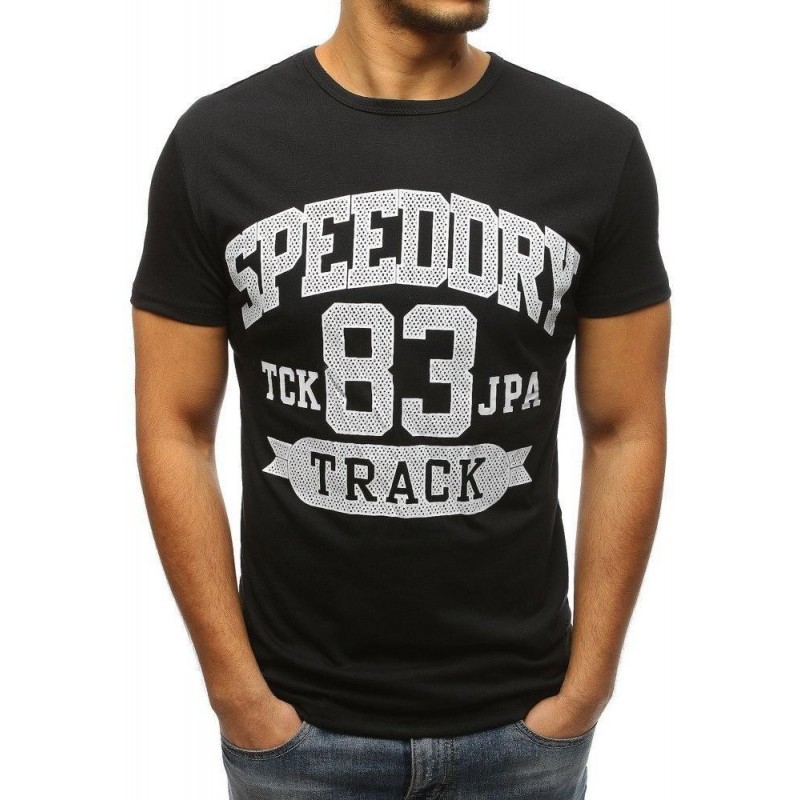 Nadčasové tričko pre pánov (rx3224) - čierne