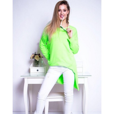 Dámska blúzka LOOK (ry0618) - neónovo zelená