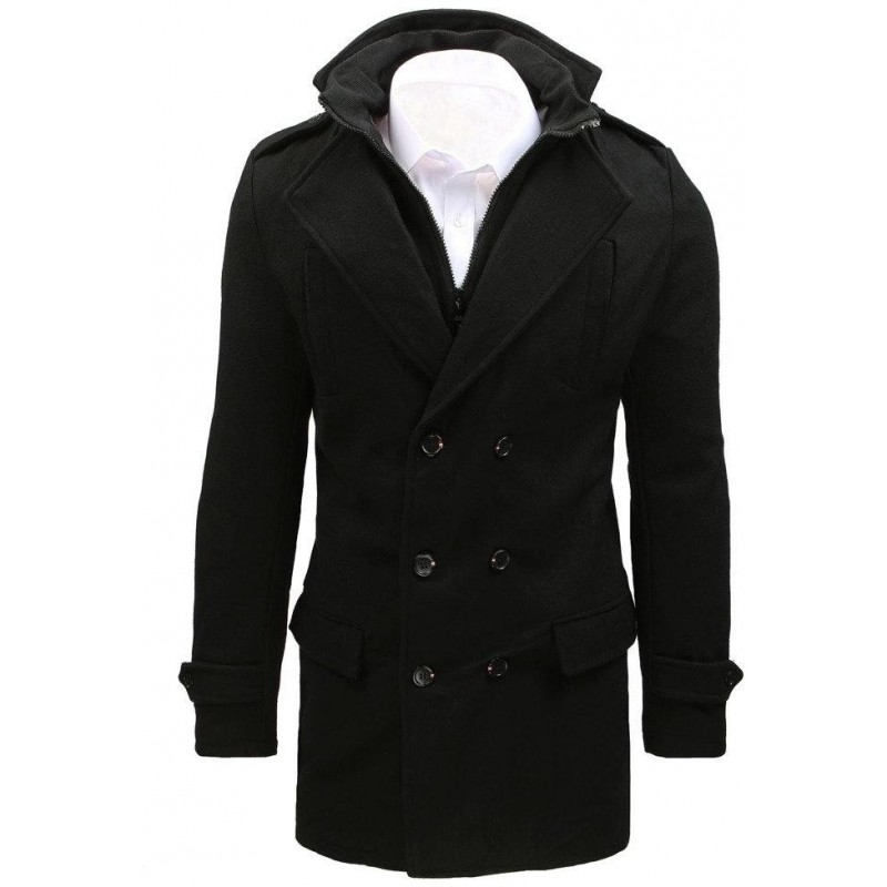 Pánsky kabát (cx0392) - čierny, veľ. XXL