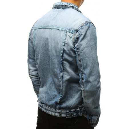 Džínsová bunda pre pánov (tx2641) - modrá