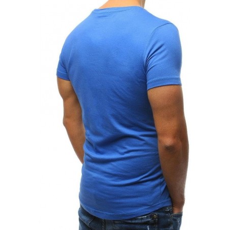 Pánske tričko bez potlače (rx3358) - modré