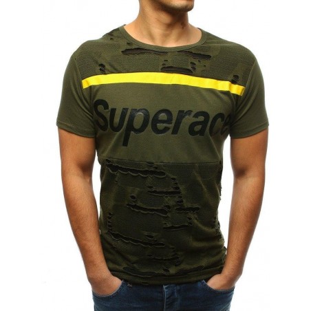 Pánske zaujímavé tričko (rx3365) - zelené