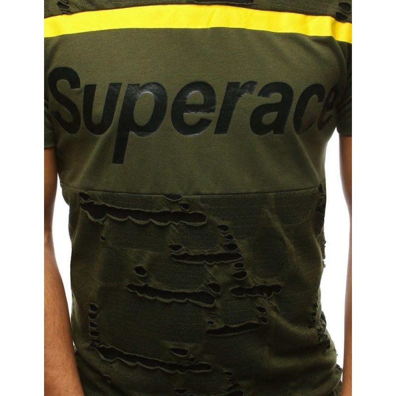 Pánske zaujímavé tričko (rx3365) - zelené