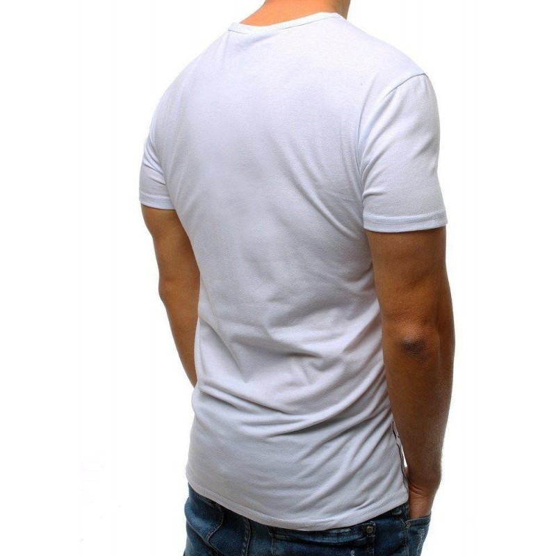 Pekné tričko s krátkym rukávom (rx3370) - biele