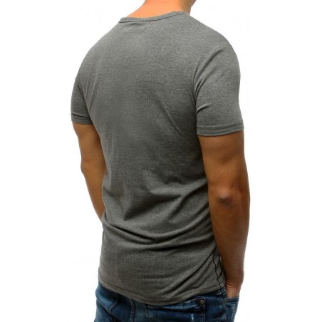 Pekné tričko s krátkym rukávom (rx3371) - sivé