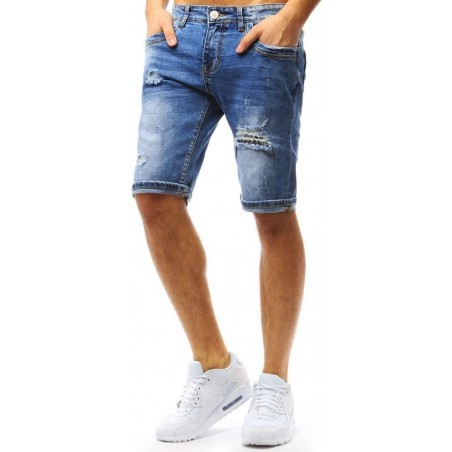 Pánske štýlové rifľové kraťasy (sx0757)