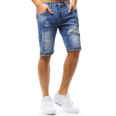 Pánske štýlové rifľové kraťasy (sx0757)