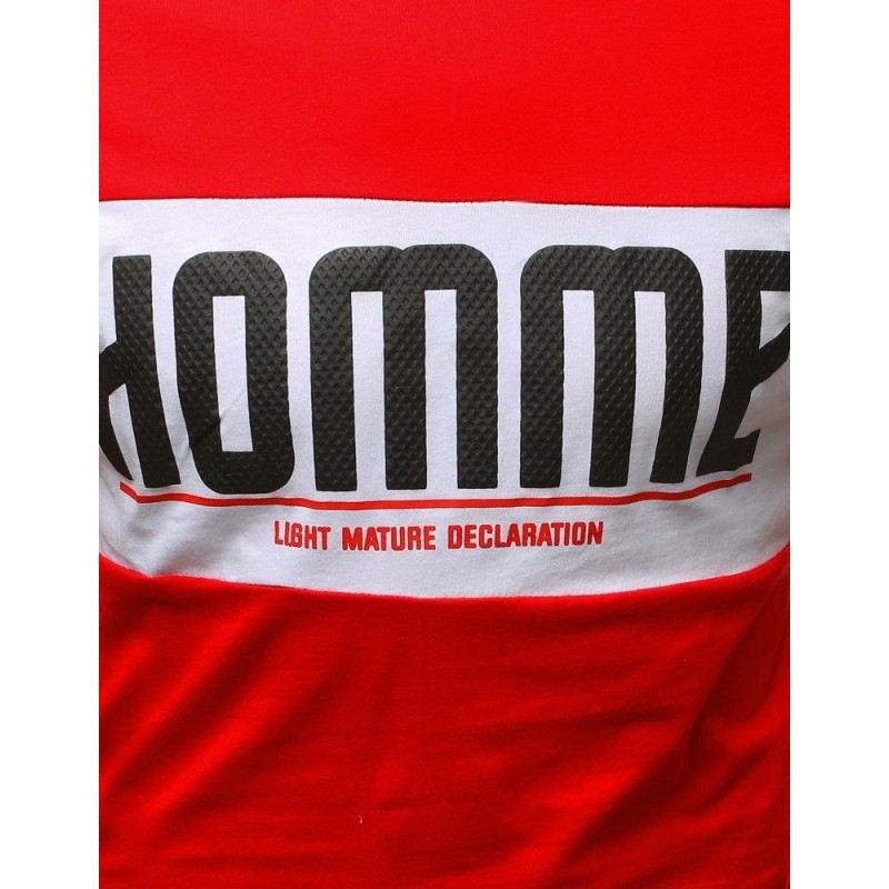 Kvalitné tričko s potlačou (rx3374) - červené