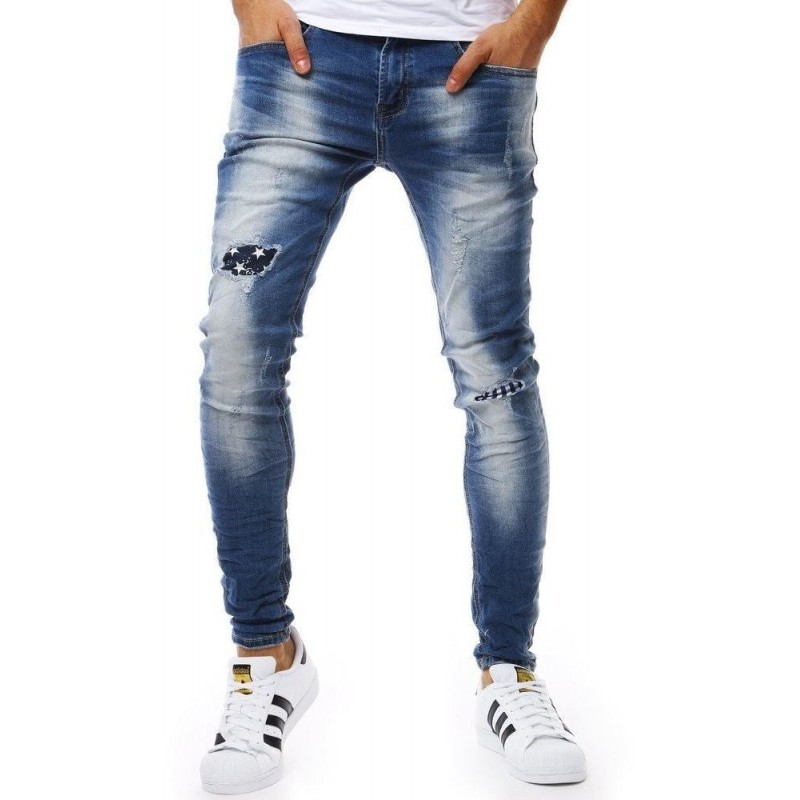 Pánske modré rifle (ux1830)