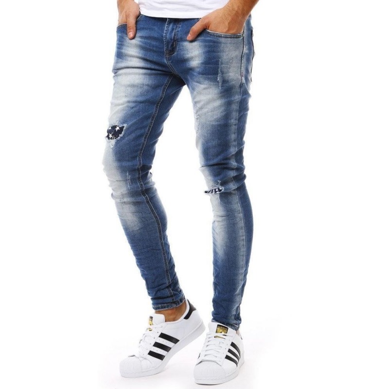 Pánske modré rifle (ux1830)