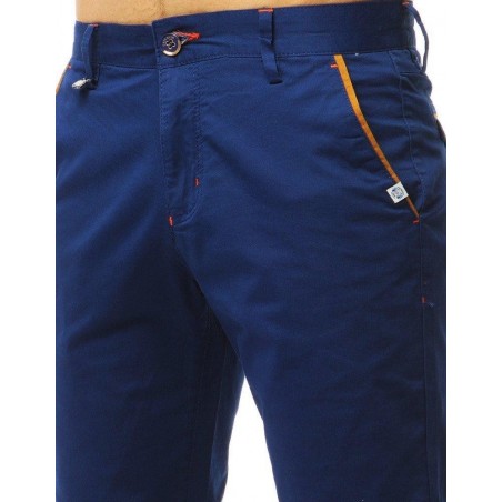 Pánske džínsové šortky (sx0763) - tmavomodré
