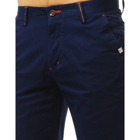 Pánske džínsové šortky (sx0765) - tmavomodré