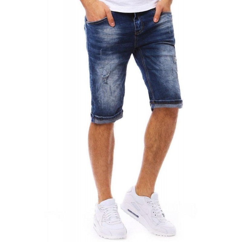 Tmavomodré rifľové kraťasy (sx0777)