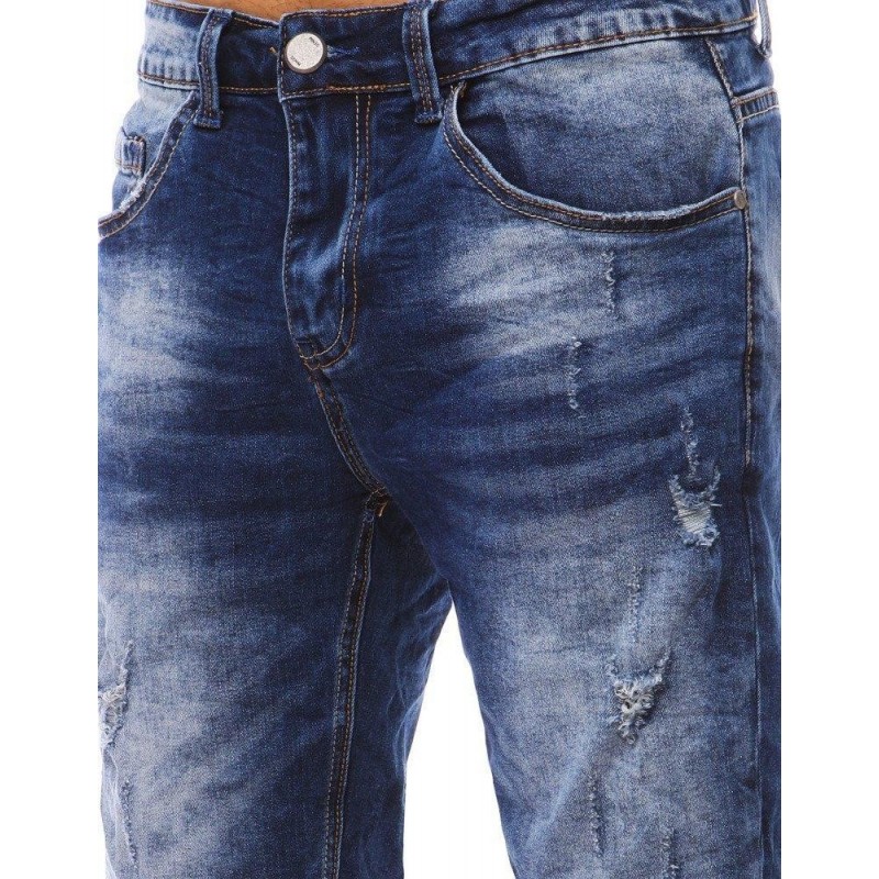 Tmavomodré rifľové kraťasy (sx0777)