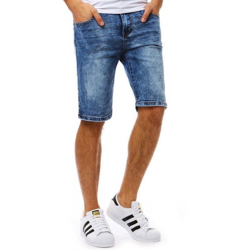 Modré rifľové kraťasy (sx0814)