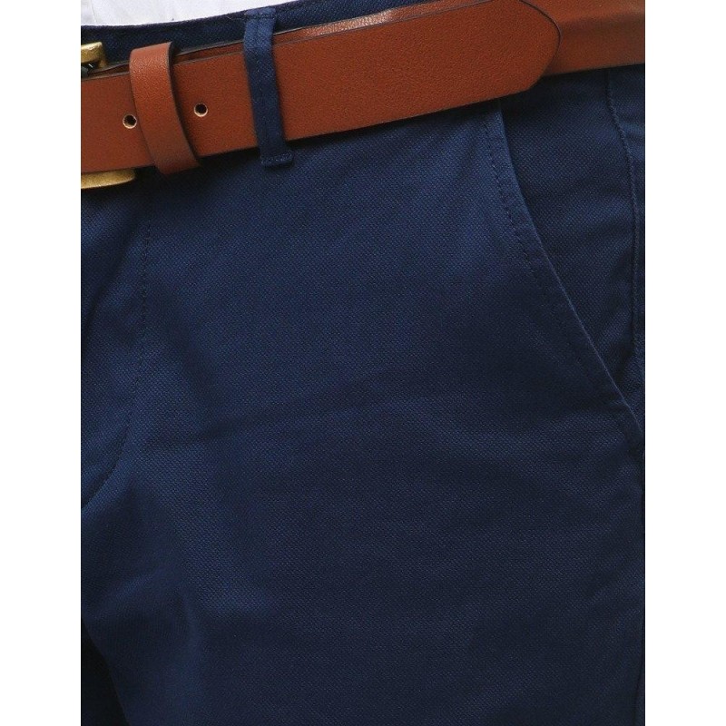 Elegantné chino nohavice (ux1835) - modré