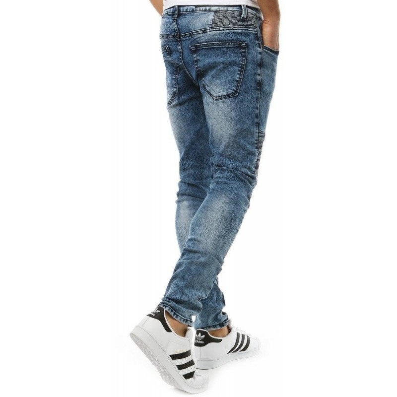 Výborné pánske modré rifle (ux1849)