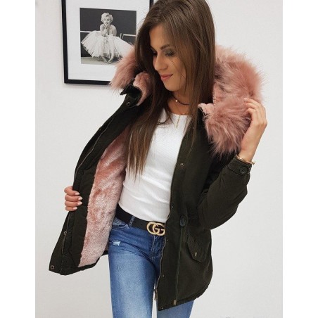 Dámska zimná parka LOVELLY (ty0422) - zelená