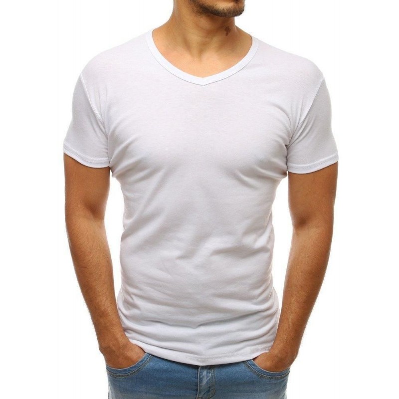 Tričko pánske bez potlače (rx2578) - biele